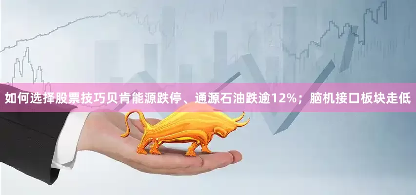 如何选择股票技巧贝肯能源跌停、通源石油跌逾12%；脑机接口板块走低